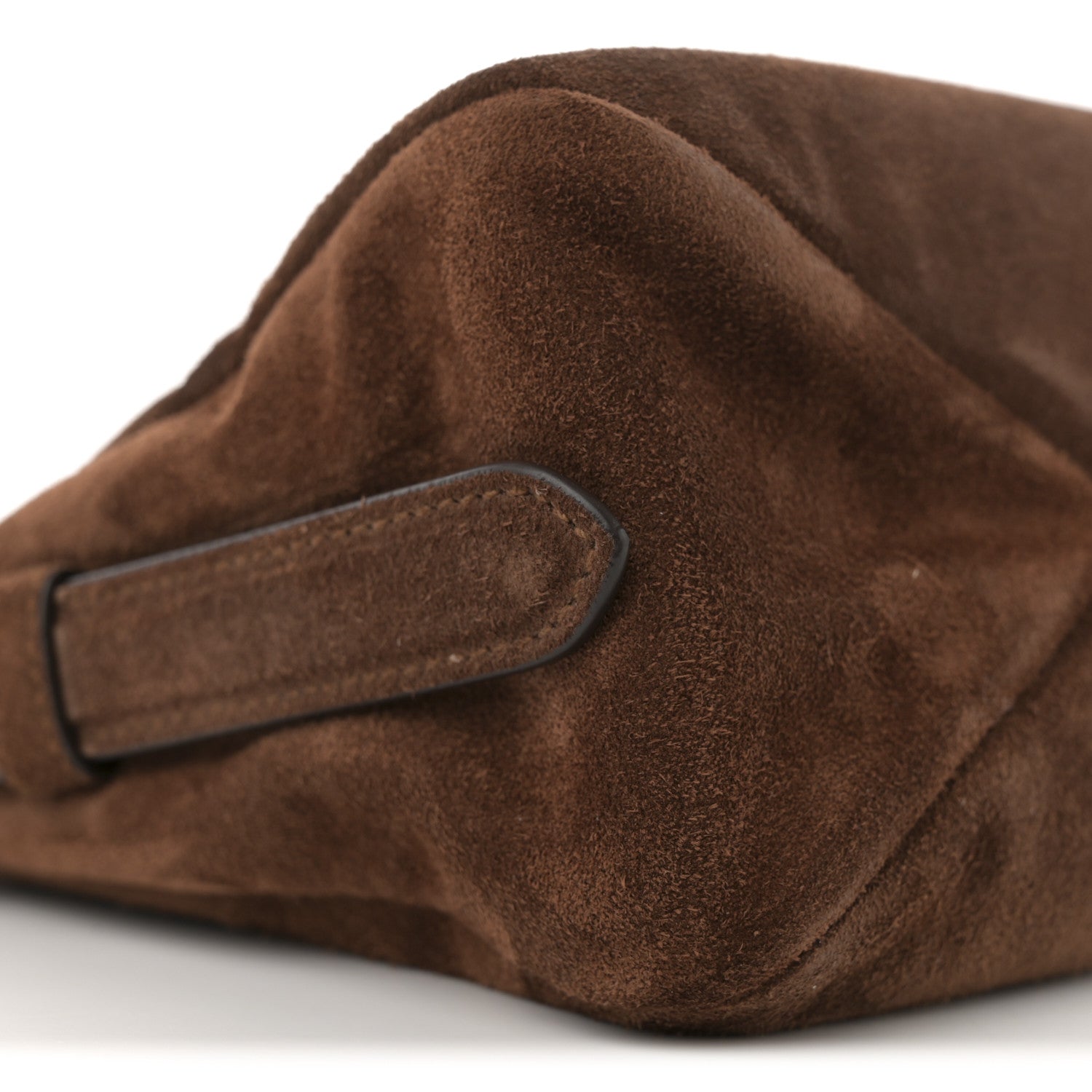 Prada Scamosciato Suede Medium Aimee Shoulder Bag Cacao 8 of 9