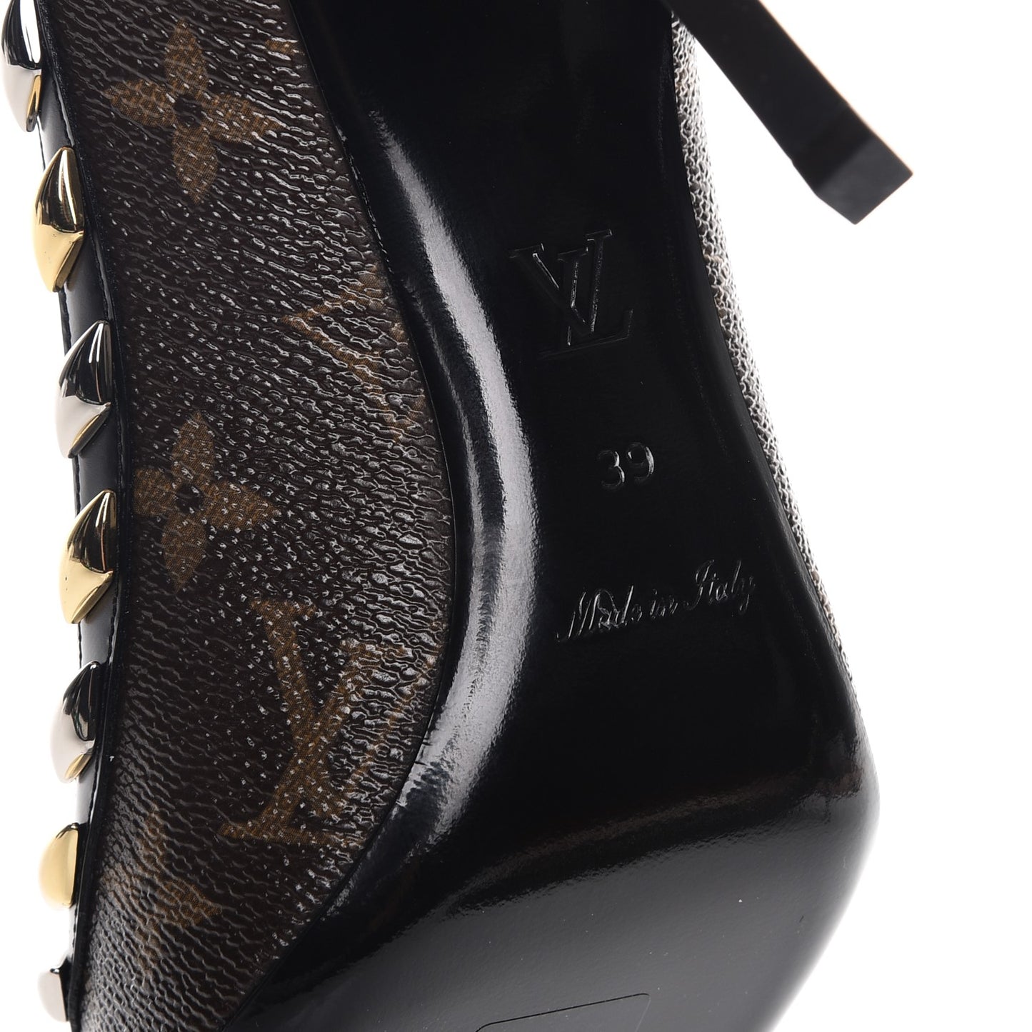 Calfskin Monogram Eldorado Pumps 39 Cacao