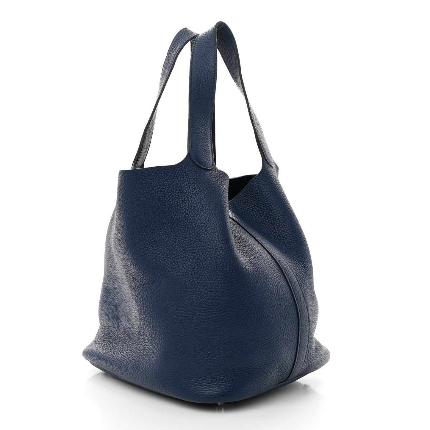 Taurillon Clemence Picotin Lock 26 GM Bleu Saphir
