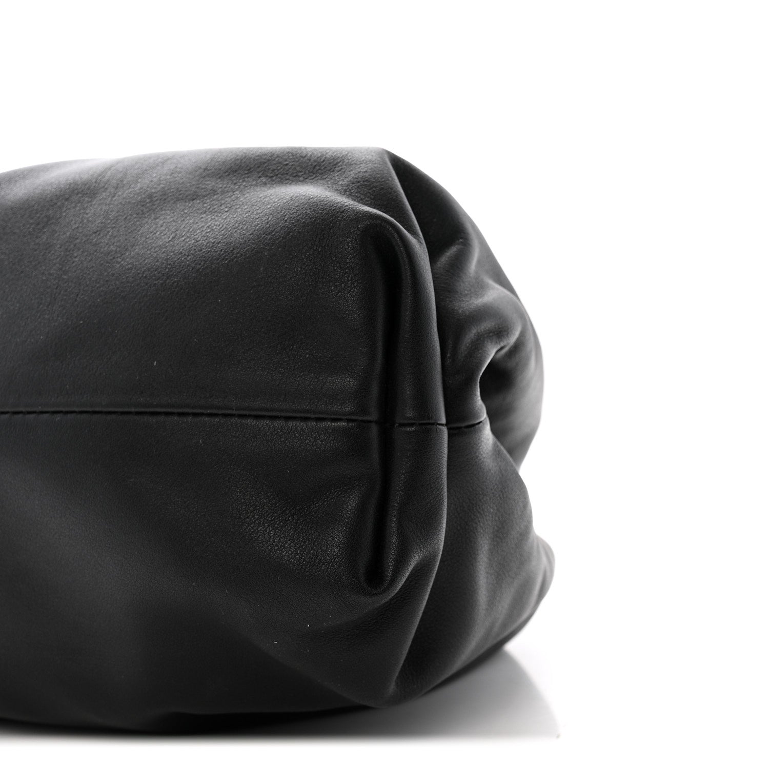 Bottega Veneta Smooth Butter Calf The Pouch Oversized Clutch Black 9 of 11