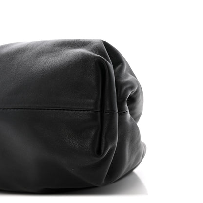 Bottega Veneta Smooth Butter Calf The Pouch Oversized Clutch Black 9 of 11
