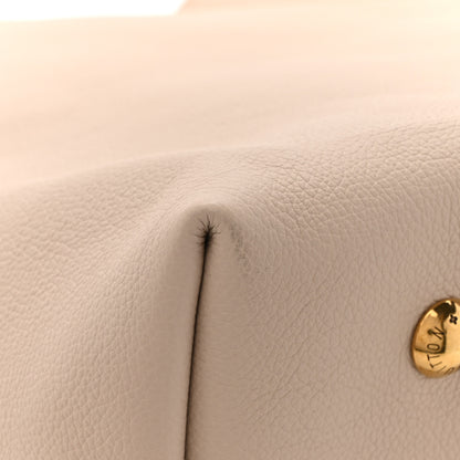 Louis Vuitton Grained Calfskin Low Key Hobo MM Limestone 12 of 12