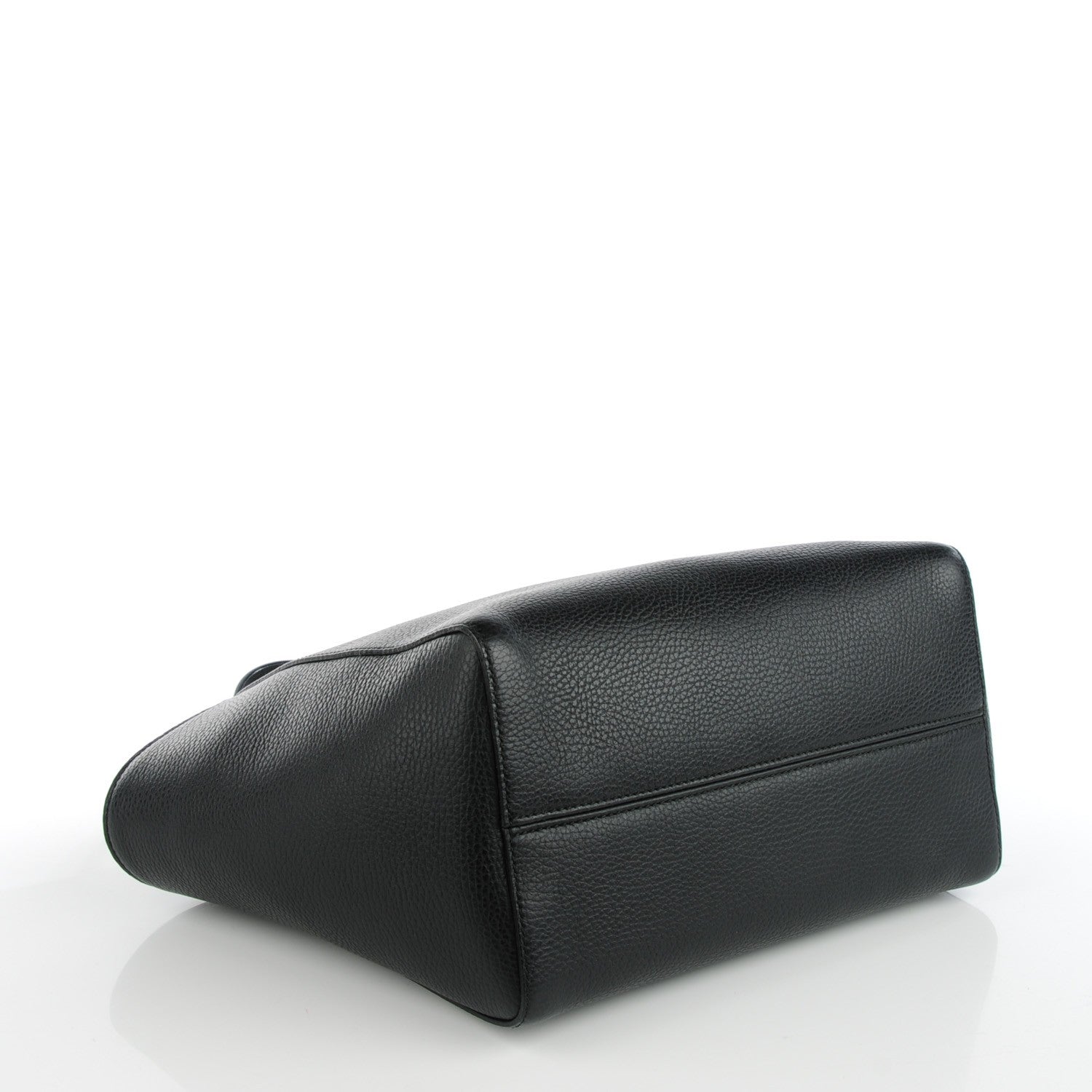 Gucci Pebbled Calfskin Small Swing Tote Black 4 of 6