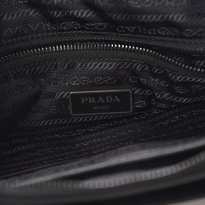 Prada Nylon Tessuto Saffiano Robot Tote Bag Black Petal 6 of 11