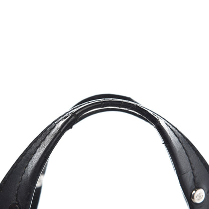 Chanel Calfskin Chevron CC All Day Long Boston Black 13 of 14