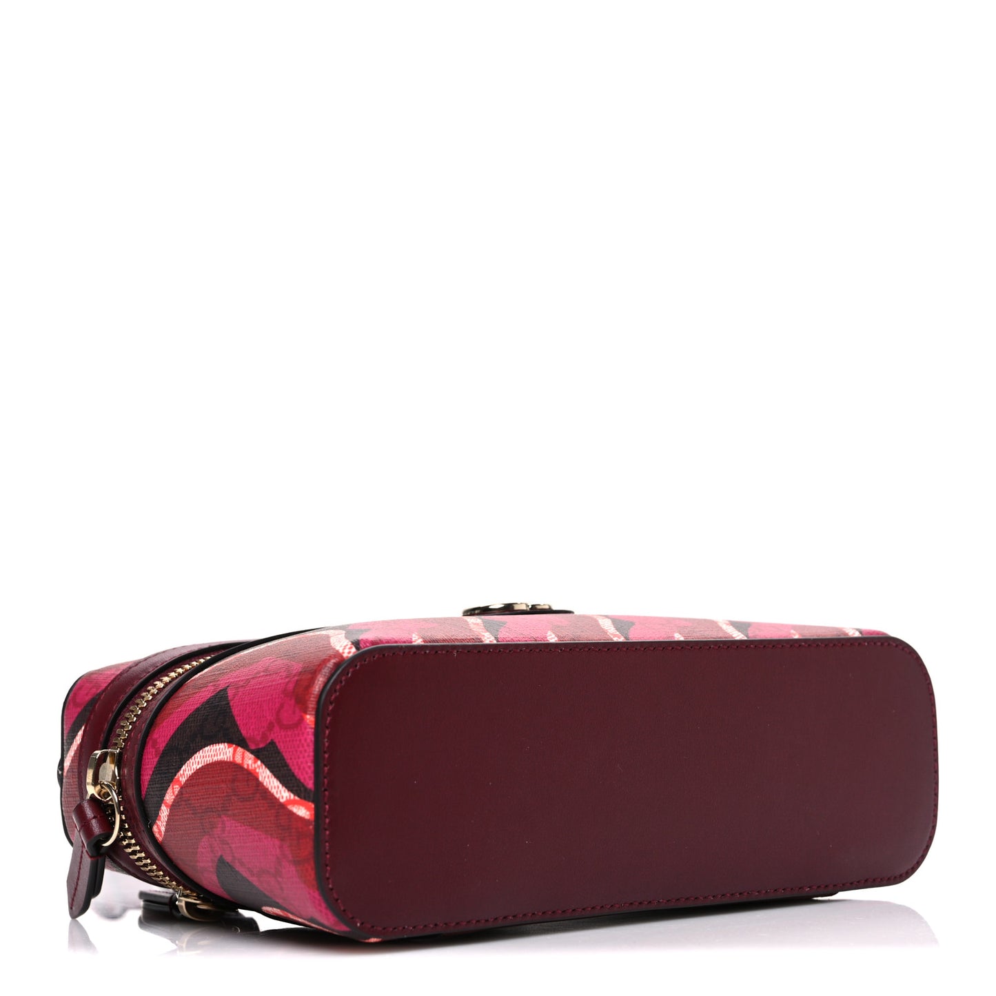 GG Supreme Monogram Canvas Lunar New Year Shoulder Bag  Red Pink Multicolor