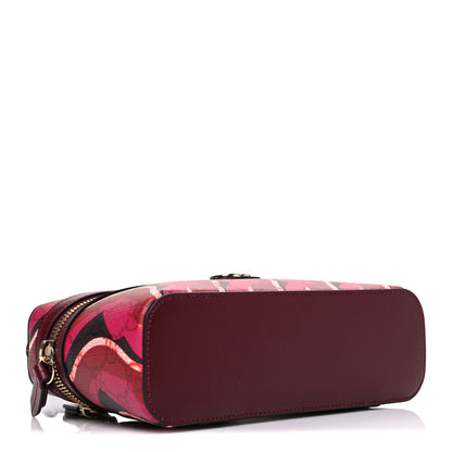 Gucci GG Supreme Monogram Canvas Lunar New Year Shoulder Bag  Red Pink Multicolor 4 of 10