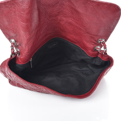 Chanel Aged Calfskin Coco Rider Flap Red 5 of 5