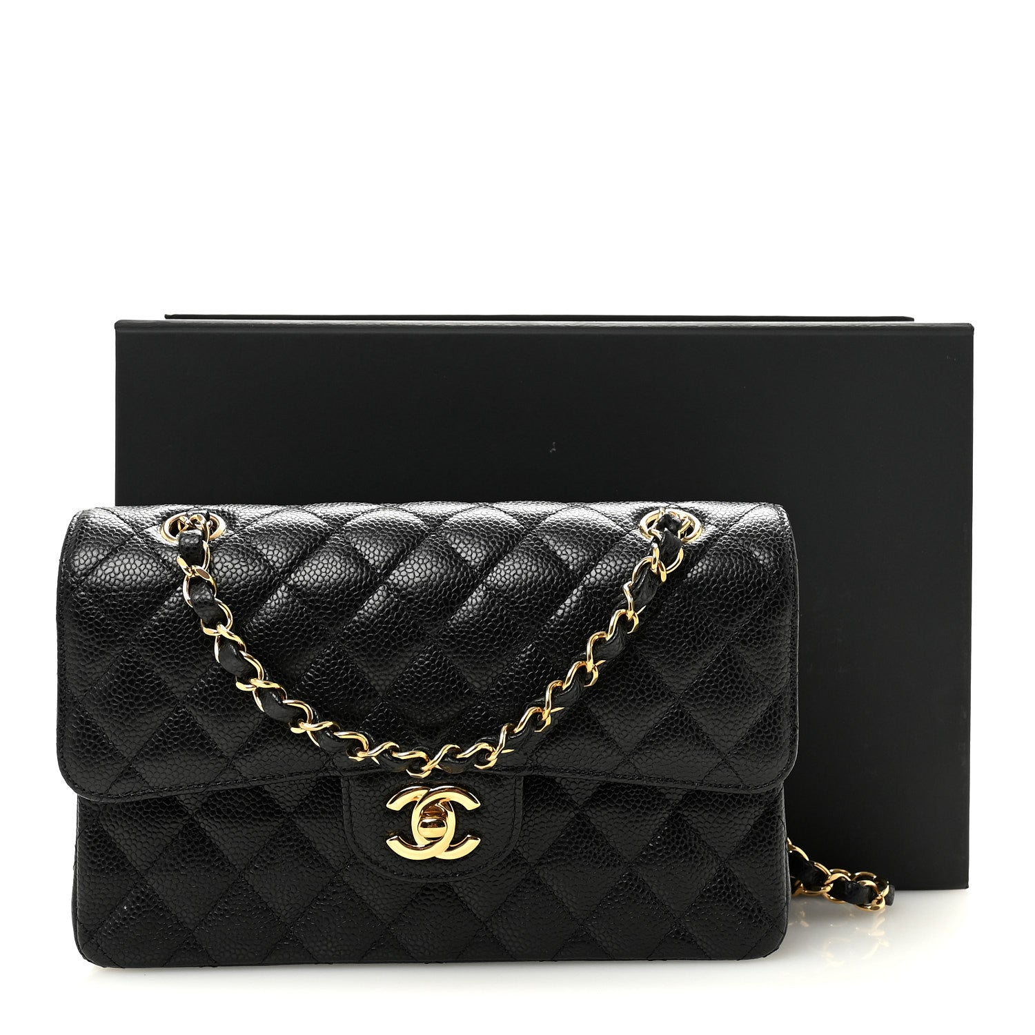 Chanel Caviar Quilted Small Double Flap Black 11 of 11