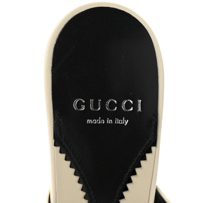 Gucci Malaga Kid Interlocking G Sandals 38.5 Mystic White 8 of 10
