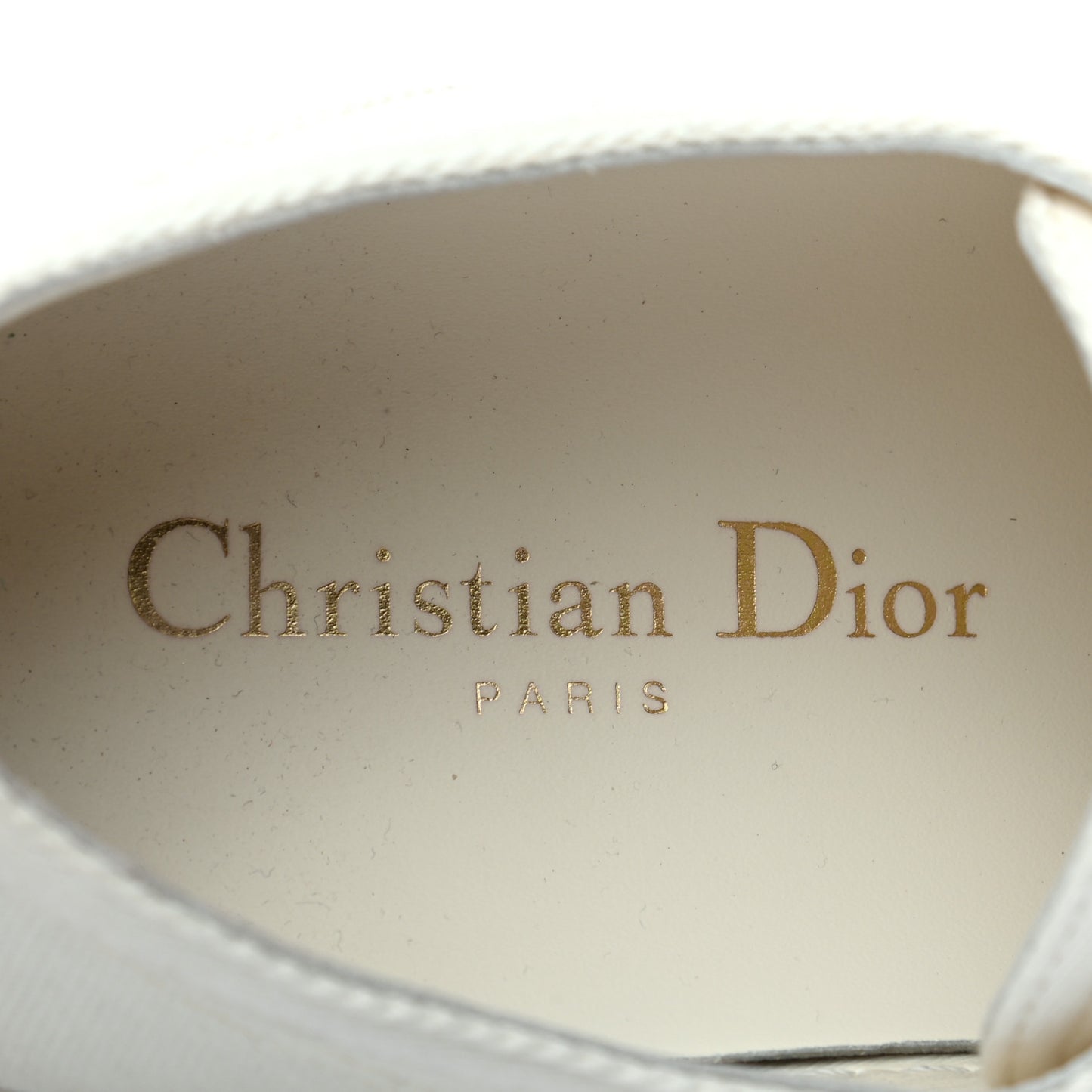 Canvas Walk'n Dior Low Top Sneakers 38 White