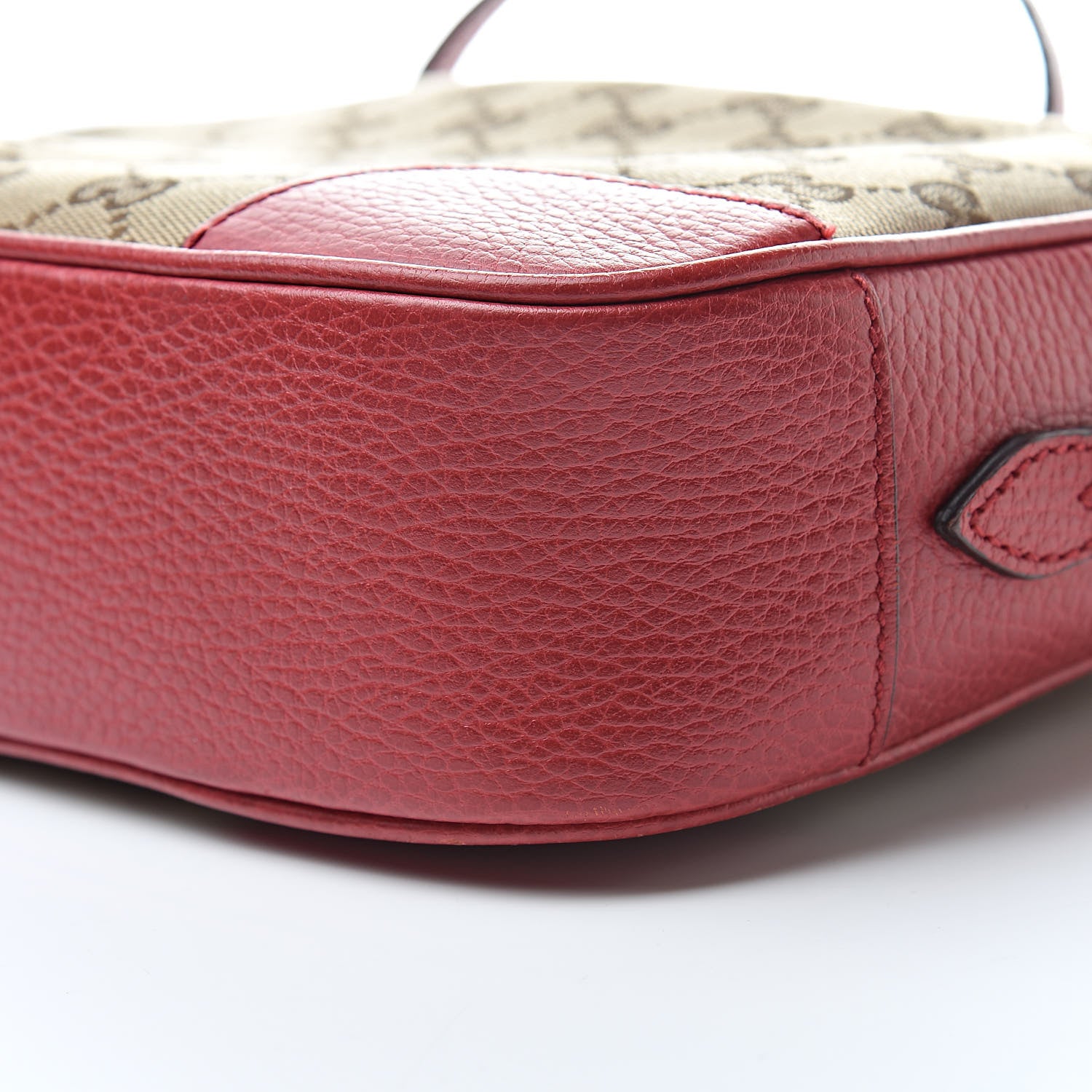 Gucci Monogram Mini Bree Messenger Bag Red 10 of 11