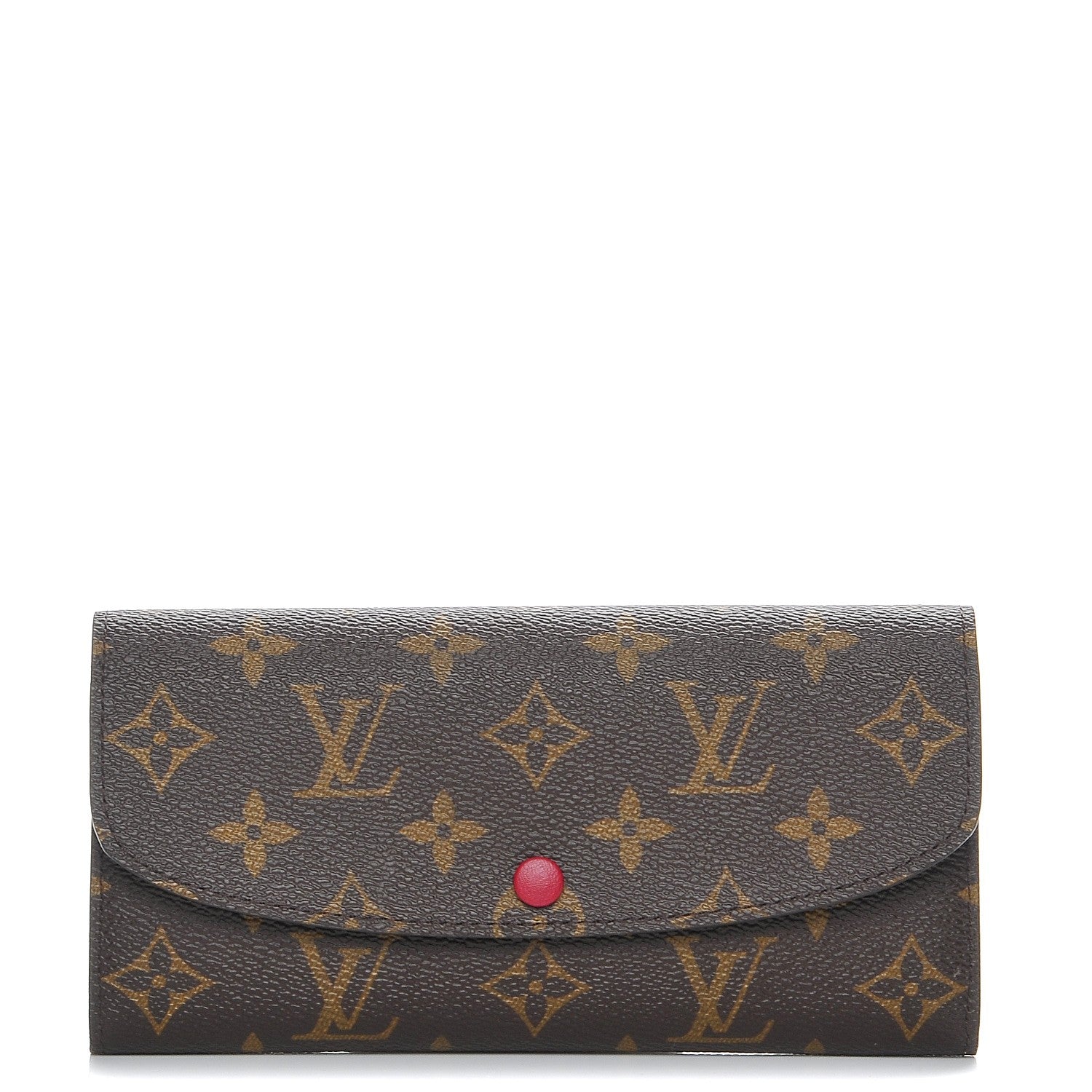 Louis Vuitton Monogram Emilie Wallet Fuchsia 1 of 8