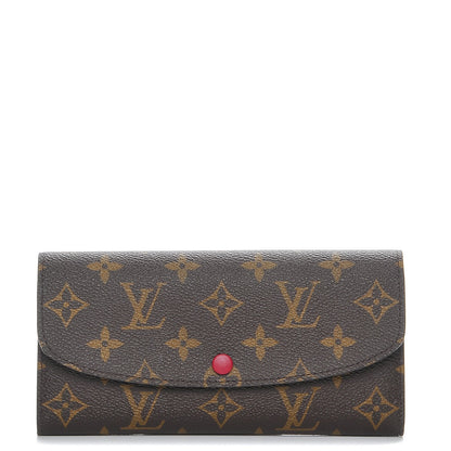 Louis Vuitton Monogram Emilie Wallet Fuchsia 1 of 8