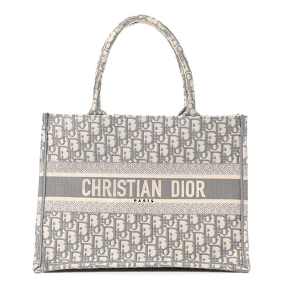 Christian Dior Oblique Medium Book Tote Grey 1 of 14