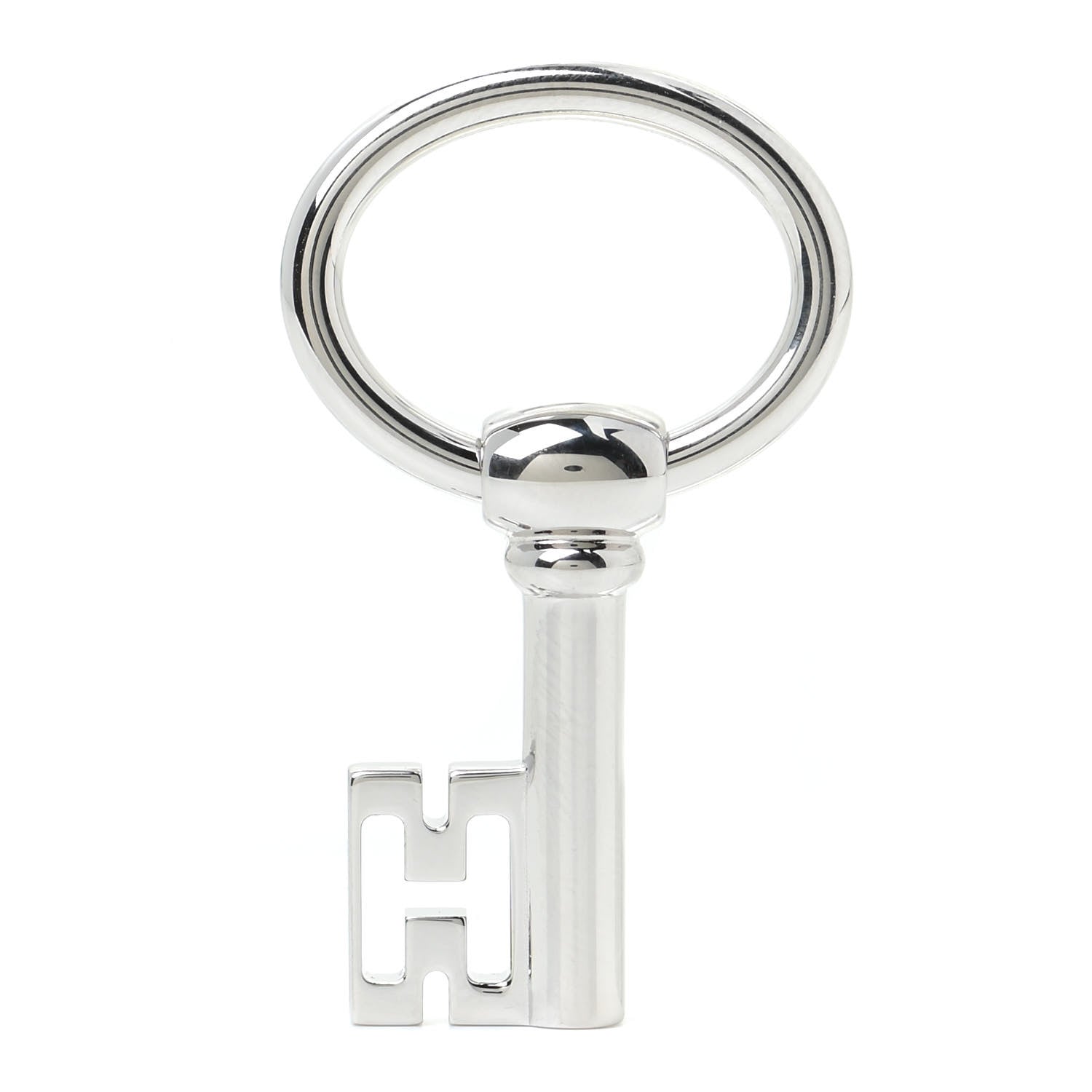 Hermes Palladium Curiosite Cle H Charm 1 of 5