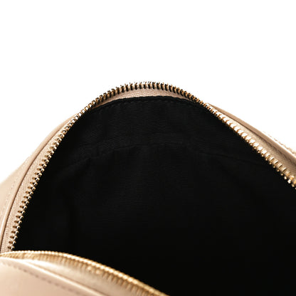 Saint Laurent Calfskin Matelasse Monogram Lou Camera Bag Nude Powder 11 of 11