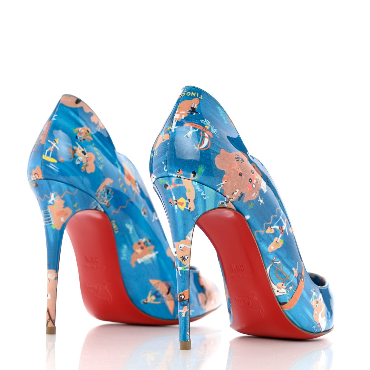 Patent Odissey Hot Chick 100 Pumps 36.5 Multicolor