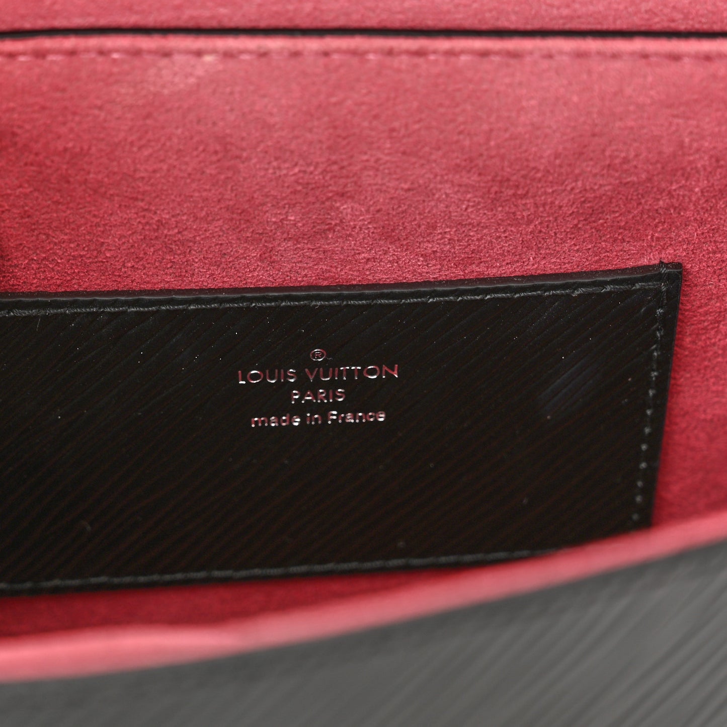 Epi Flowers Twist Shoulder Bag MM Black Bois De Rose