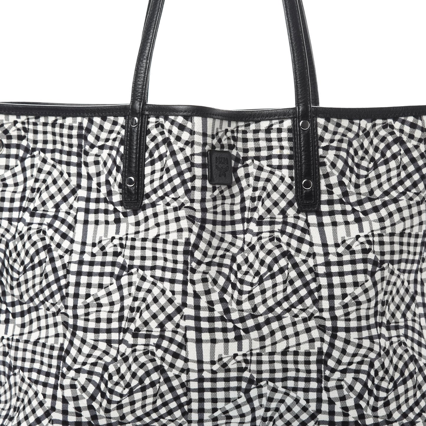 Visetos Medium Project Reversible Shopper Tote Black