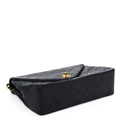 Chanel Lambskin Diamond Stitch Envelope Single Flap Black 3 of 10