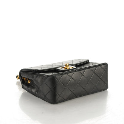 Chanel Lambskin Quilted Mini Square Flap Black 4 of 8