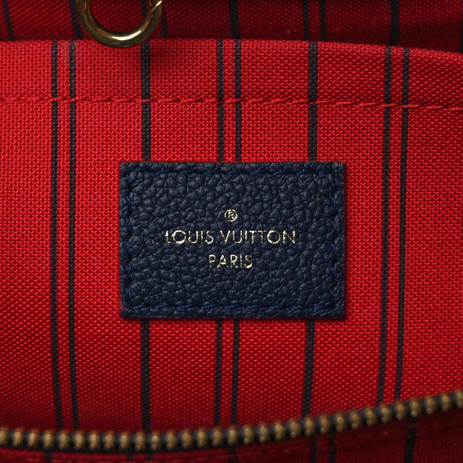Louis Vuitton Empreinte Montaigne GM Marine Rouge 6 of 11