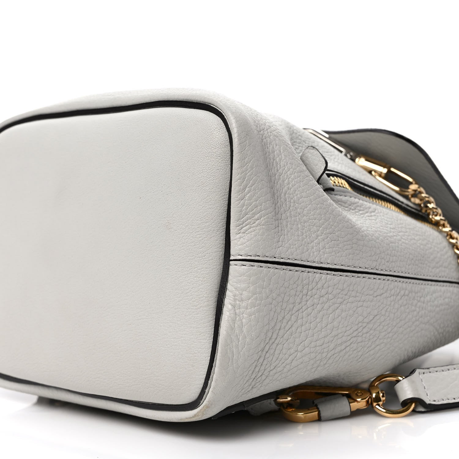 Chloe Suede Calfskin Small Faye Backpack Airy Grey 9 of 9