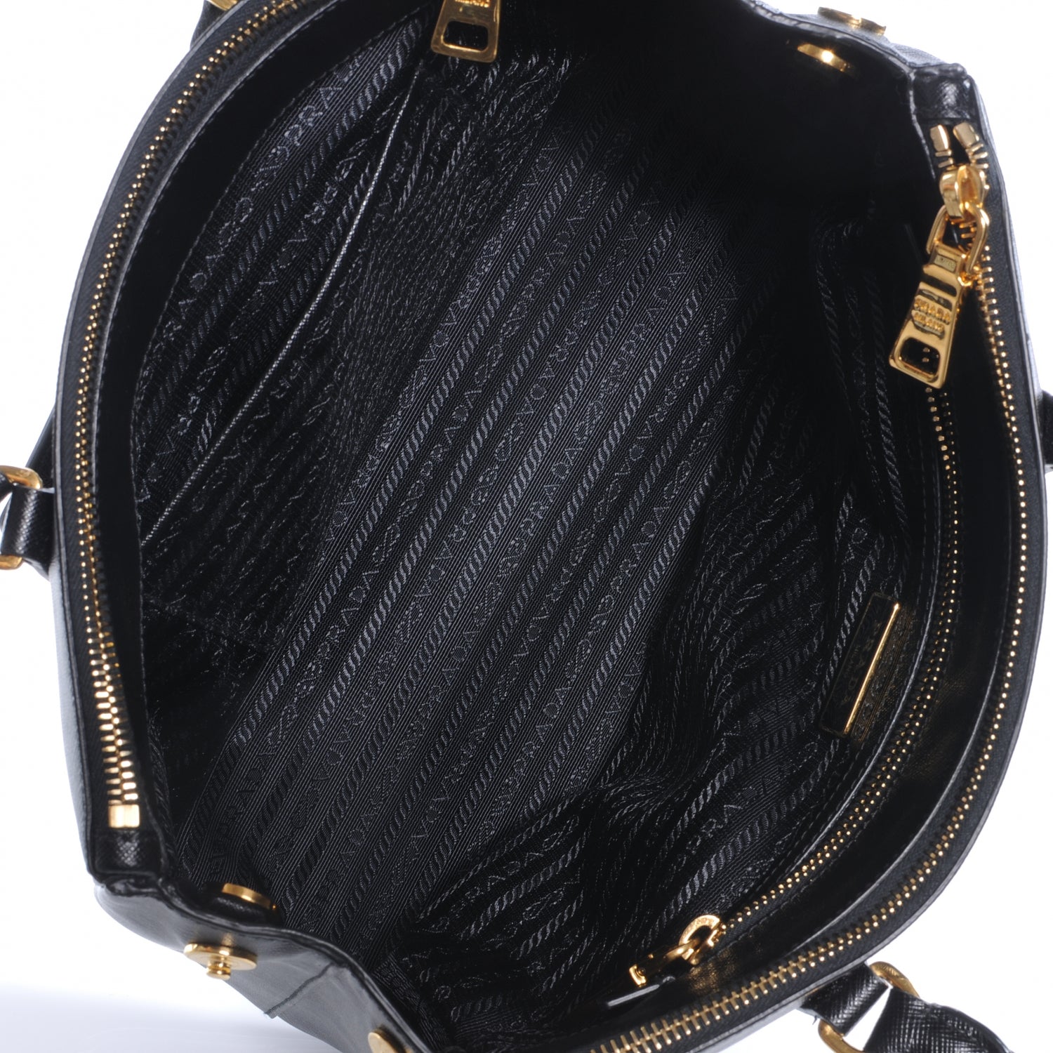 Prada Saffiano Lux Tote Nero Black 7 of 8