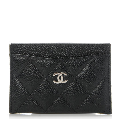 Chanel Caviar Quilted Card Holder Black 1 of 9