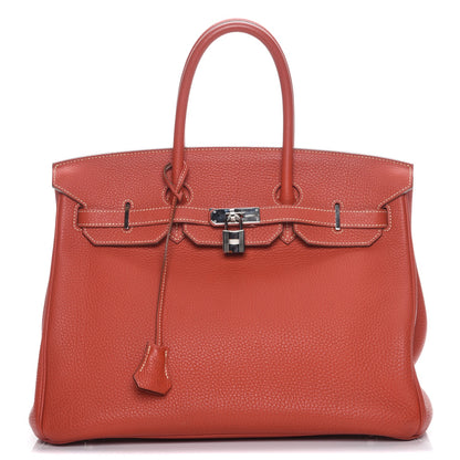 Hermes Togo Birkin 35 Brique 1 of 25