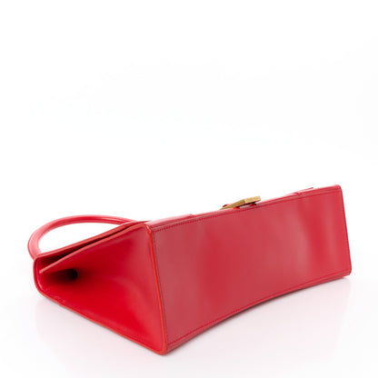 Balenciaga Shiny Box Calfskin Medium Hourglass Top Handle Bag Bright Red 4 of 14