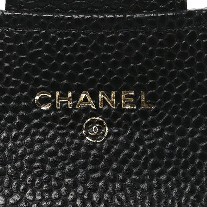 Chanel Caviar Quilted Flap Card Holder Black 6 of 9