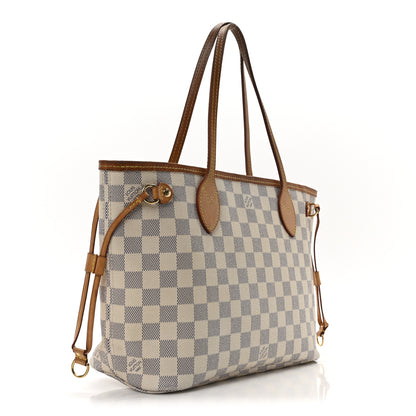 Louis Vuitton Damier Azur Neverfull PM 3 of 9
