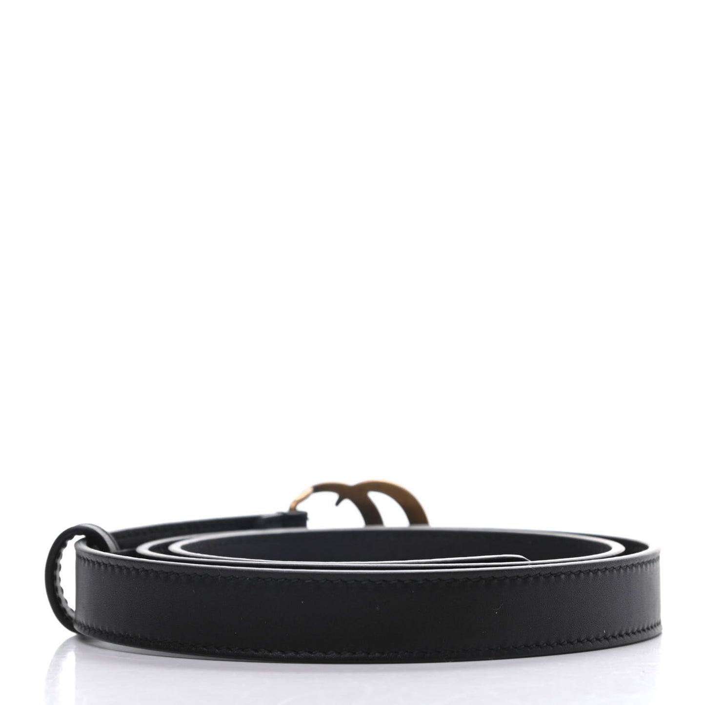 Calfskin Double G 20mm Belt 80 32 Black