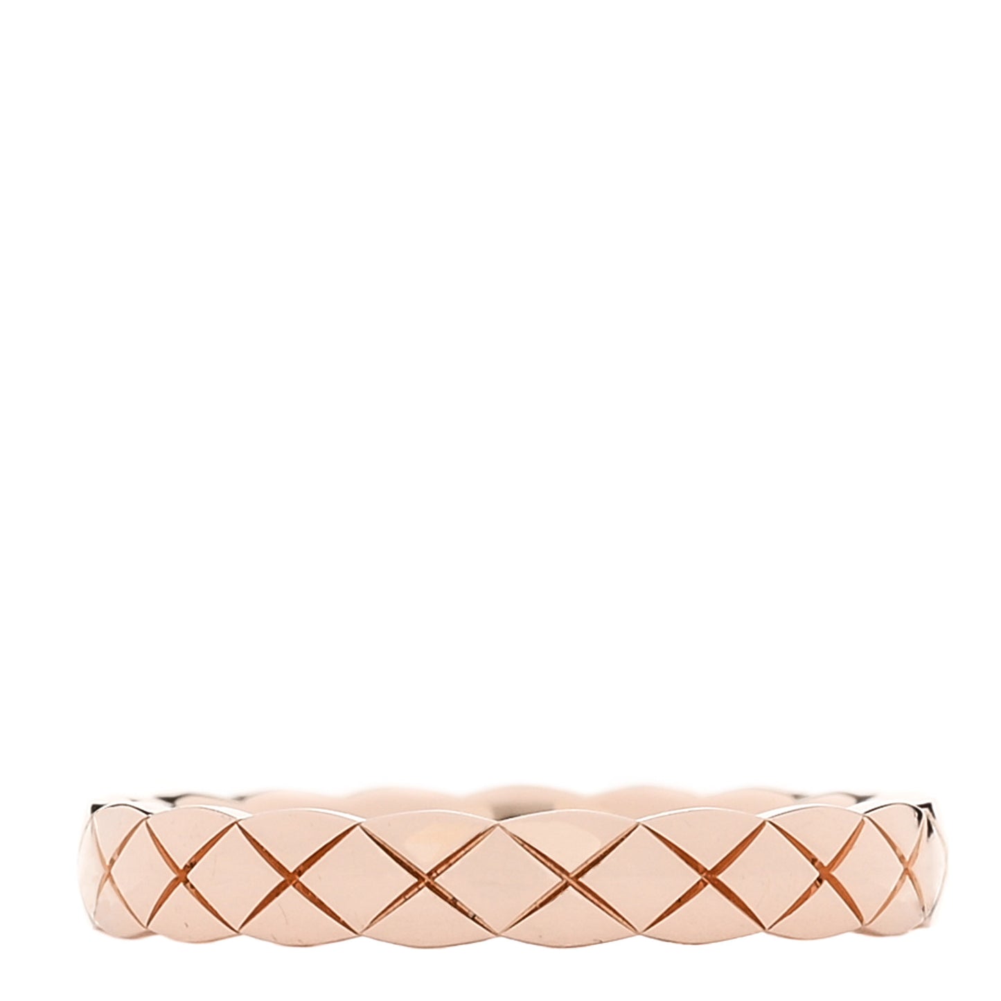 18K Beige Gold Mini Coco Crush Ring 55 7.25