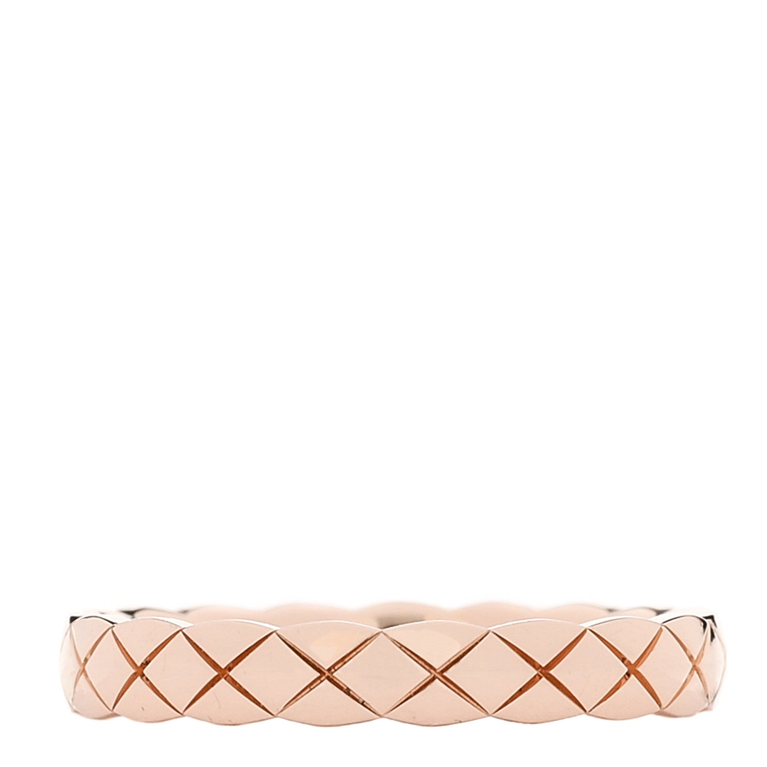Chanel 18K Beige Gold Mini Coco Crush Ring 55 7.25 3 of 4