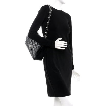 Chanel Caviar Quilted Jumbo Double Flap Black 3 of 8