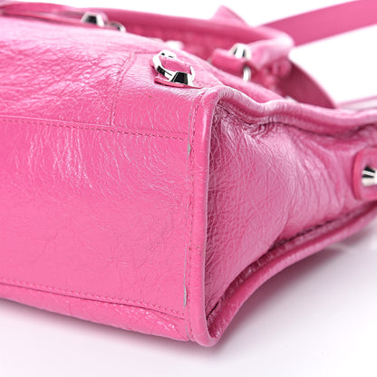 Balenciaga Agneau Classic Silver Hardware S City Rose Flamingo 9 of 11