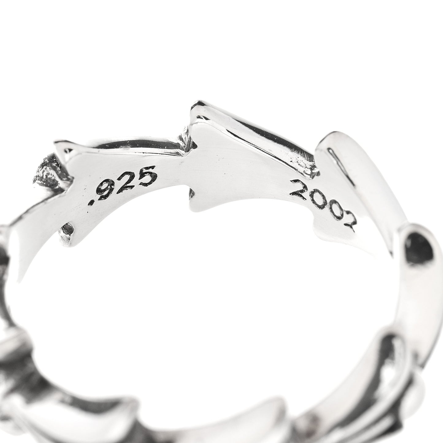 Sterling Silver Crosstail Ring 50 5.5