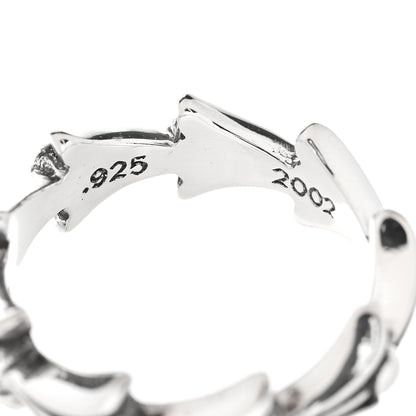 Chrome Hearts Sterling Silver Crosstail Ring 50 5.5 4 of 5