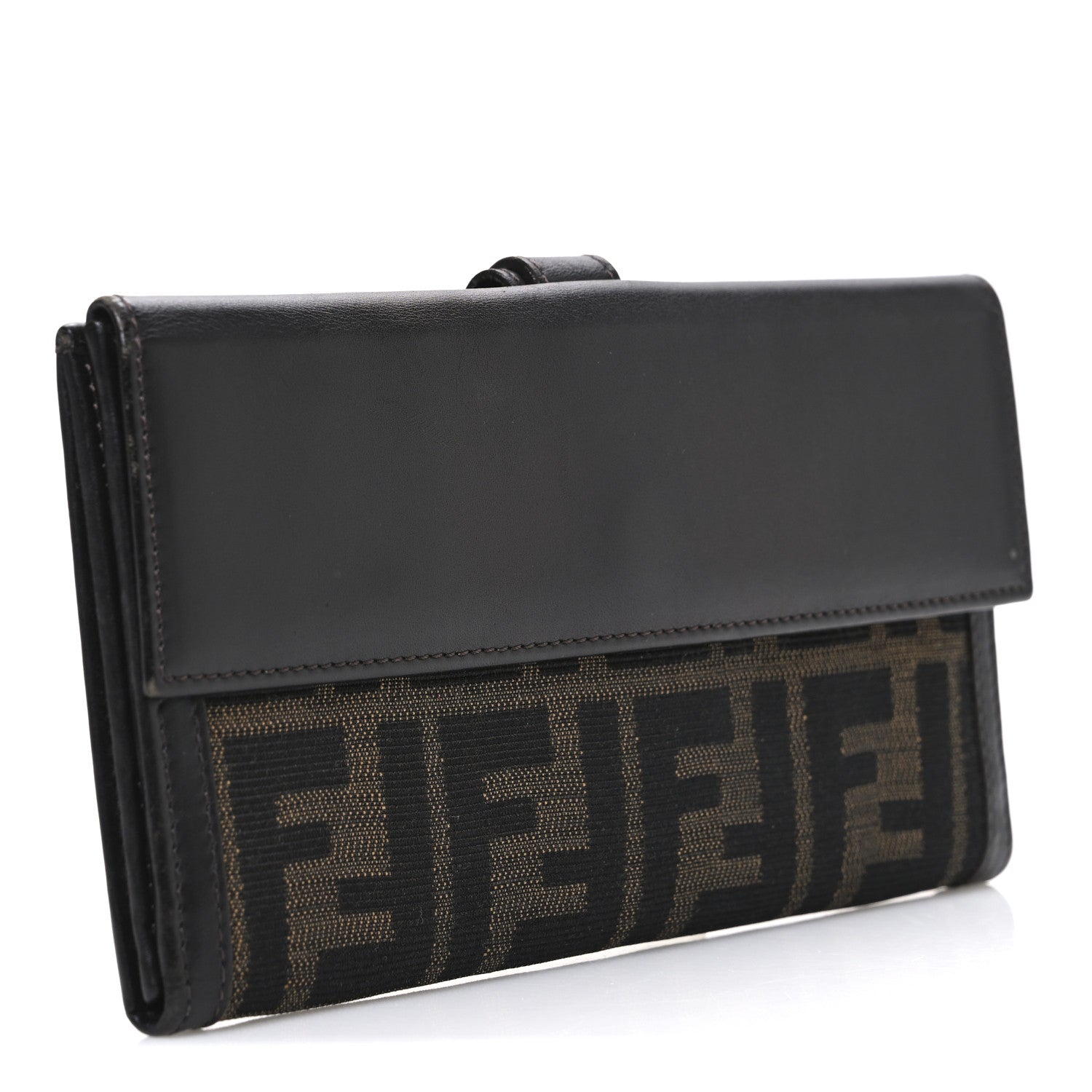 Fendi Zucca Continental Wallet Tobacco 3 of 8