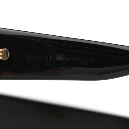 Gucci Acetate Square Frame Sunglasses GG0053S Black 5 of 8