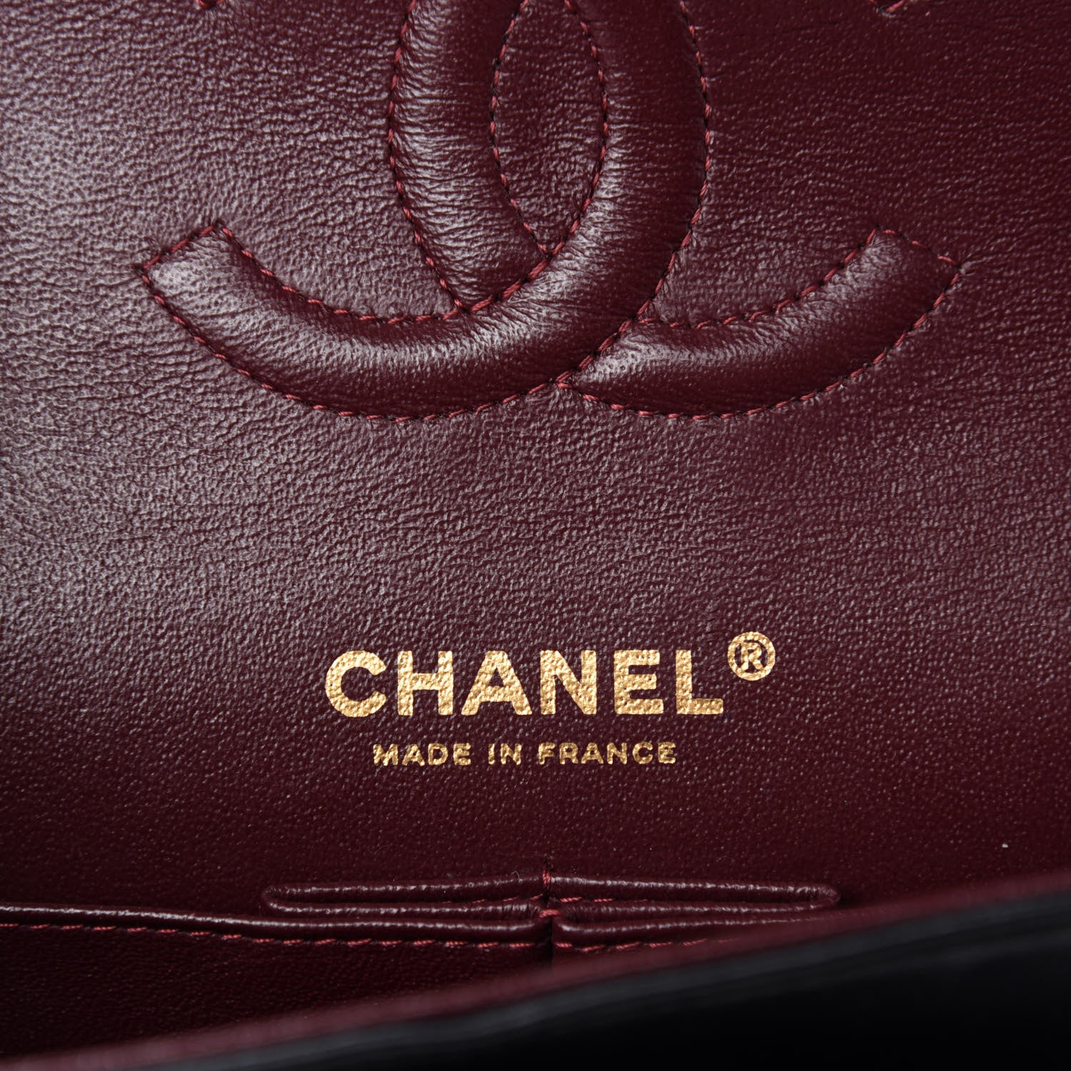 Chanel Lambskin Quilted Medium Double Flap Black 11 of 13