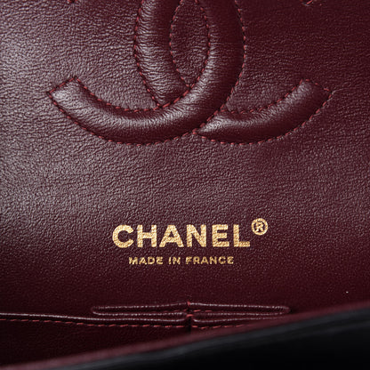 Chanel Lambskin Quilted Medium Double Flap Black 11 of 13