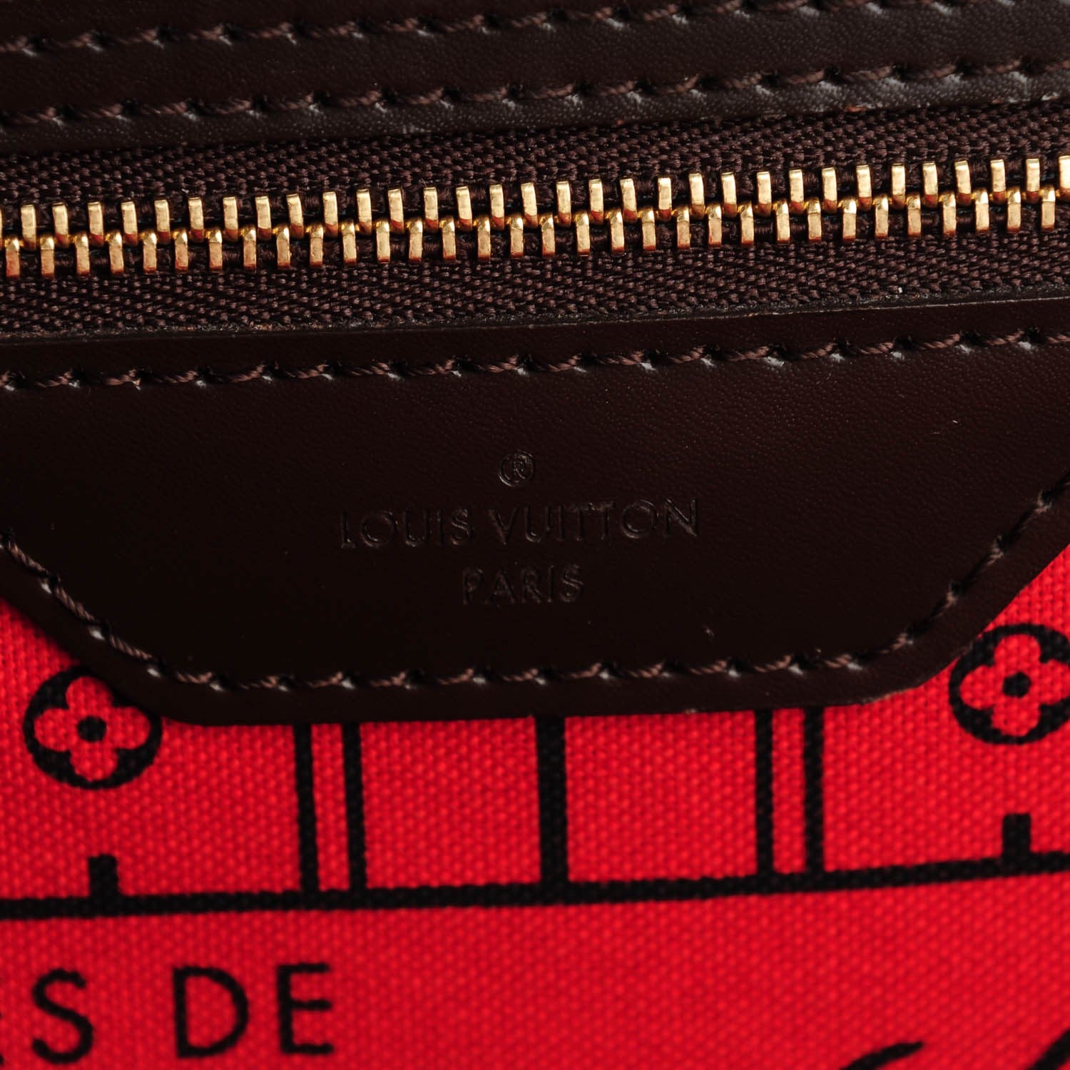 Louis Vuitton Damier Ebene Neverfull MM 6 of 8