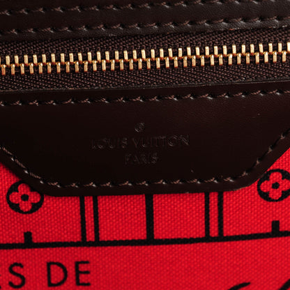 Louis Vuitton Damier Ebene Neverfull MM 6 of 8