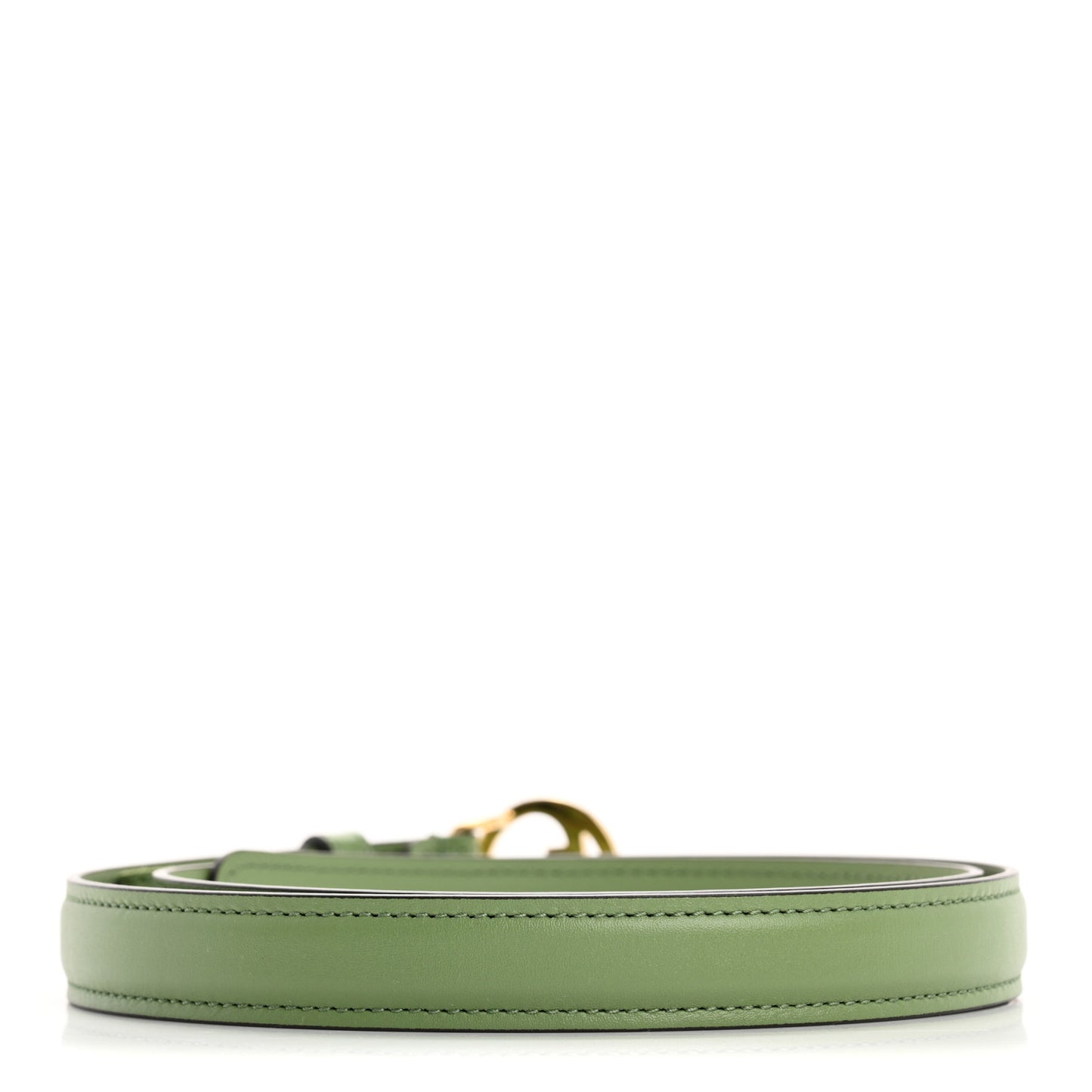 Ciny Lux Calfskin Blondie 30mm Belt 85 34 Salamander Green