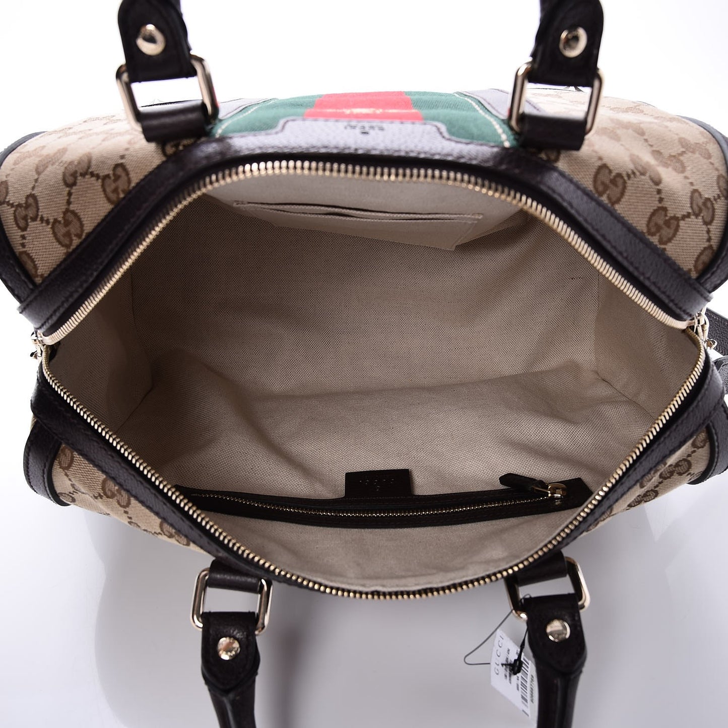 Monogram Vintage Web Medium Webby Bee Boston Dark Brown