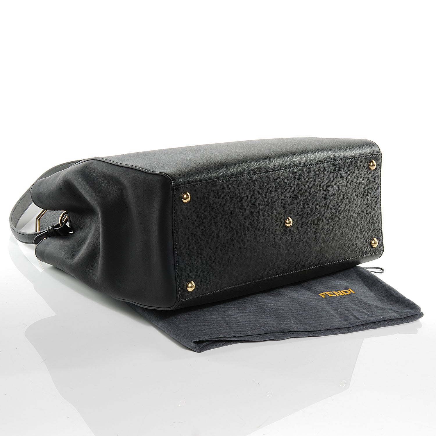 Fendi Vitello Elite Regular 2Jours Tote Black 4 of 7